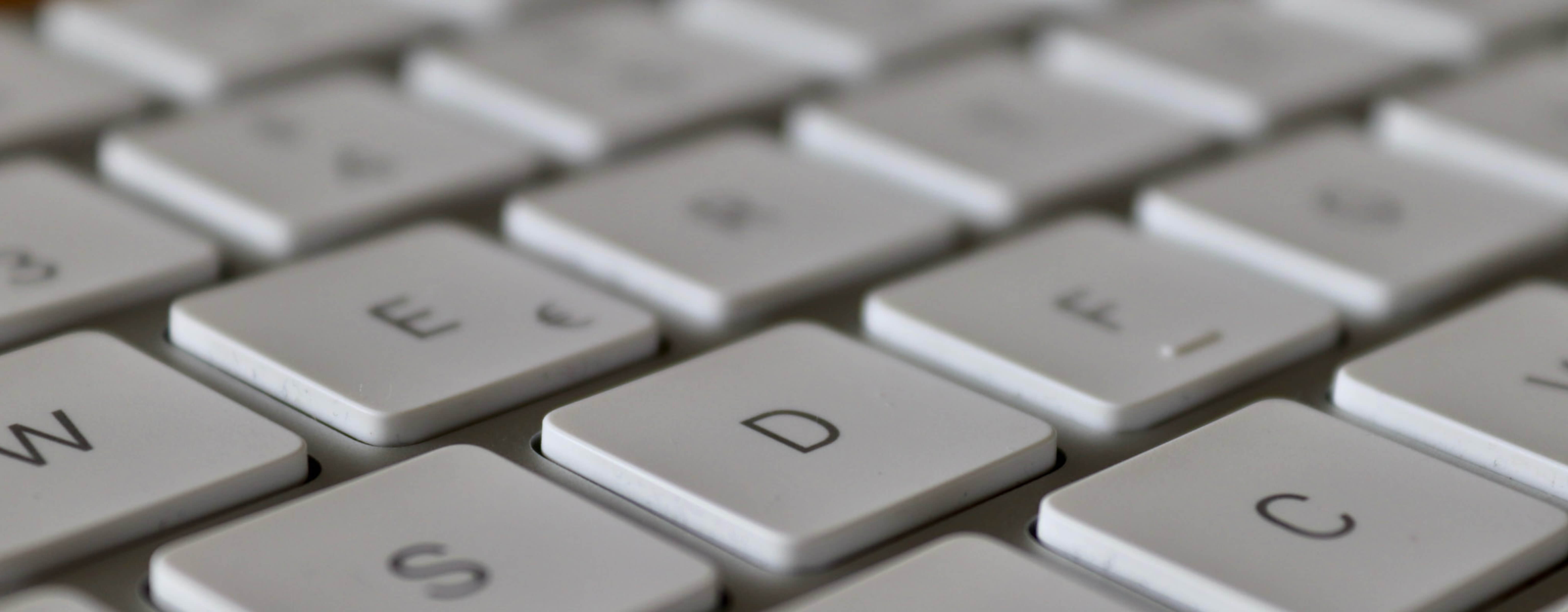 Nahaufnahme einer Tastatur